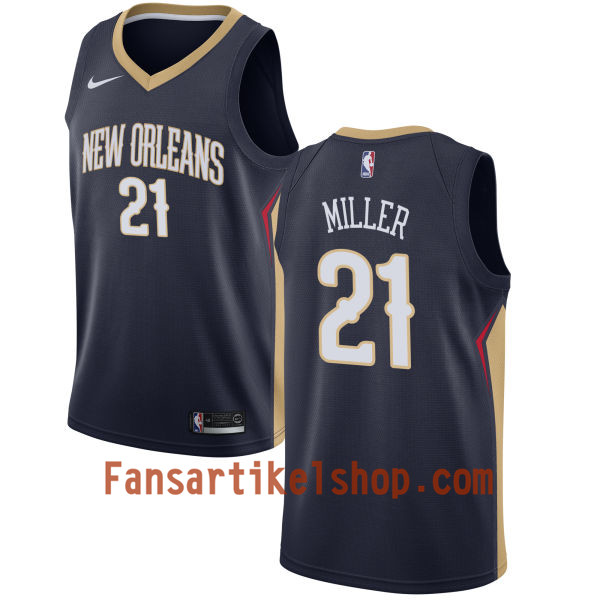 NBA New Orleans Pelicans Trikot Darius Miller 21 Nike 2017-18 marineblau Swingman - Herren NBA New Orleans Pelicans Trikot Darius Miller 21 Nike 2017-18 marineblau Swingman - Herren
